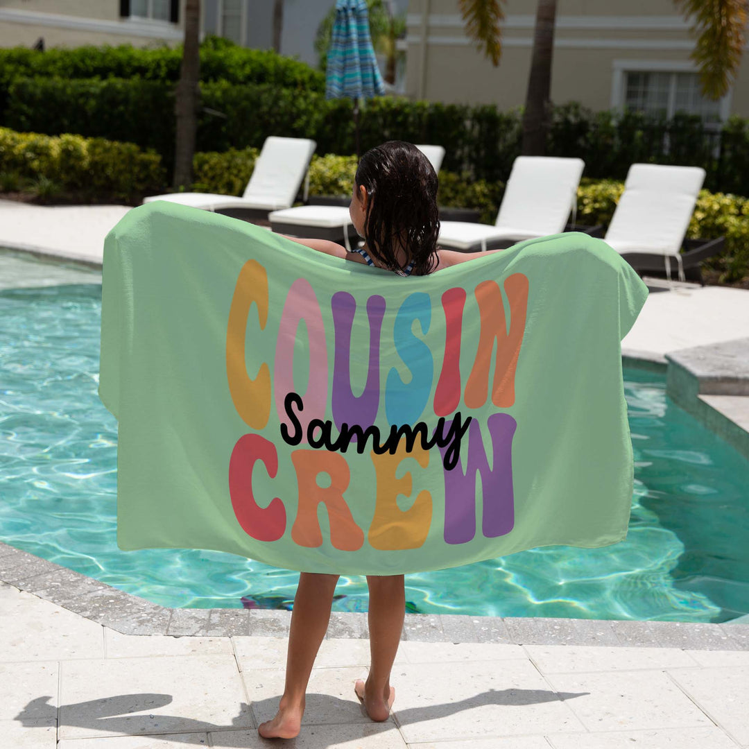 green cousin crew towel