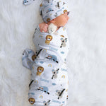 sloth baby swaddle