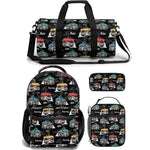 monster jam backpack lunch bag duffle bag combo