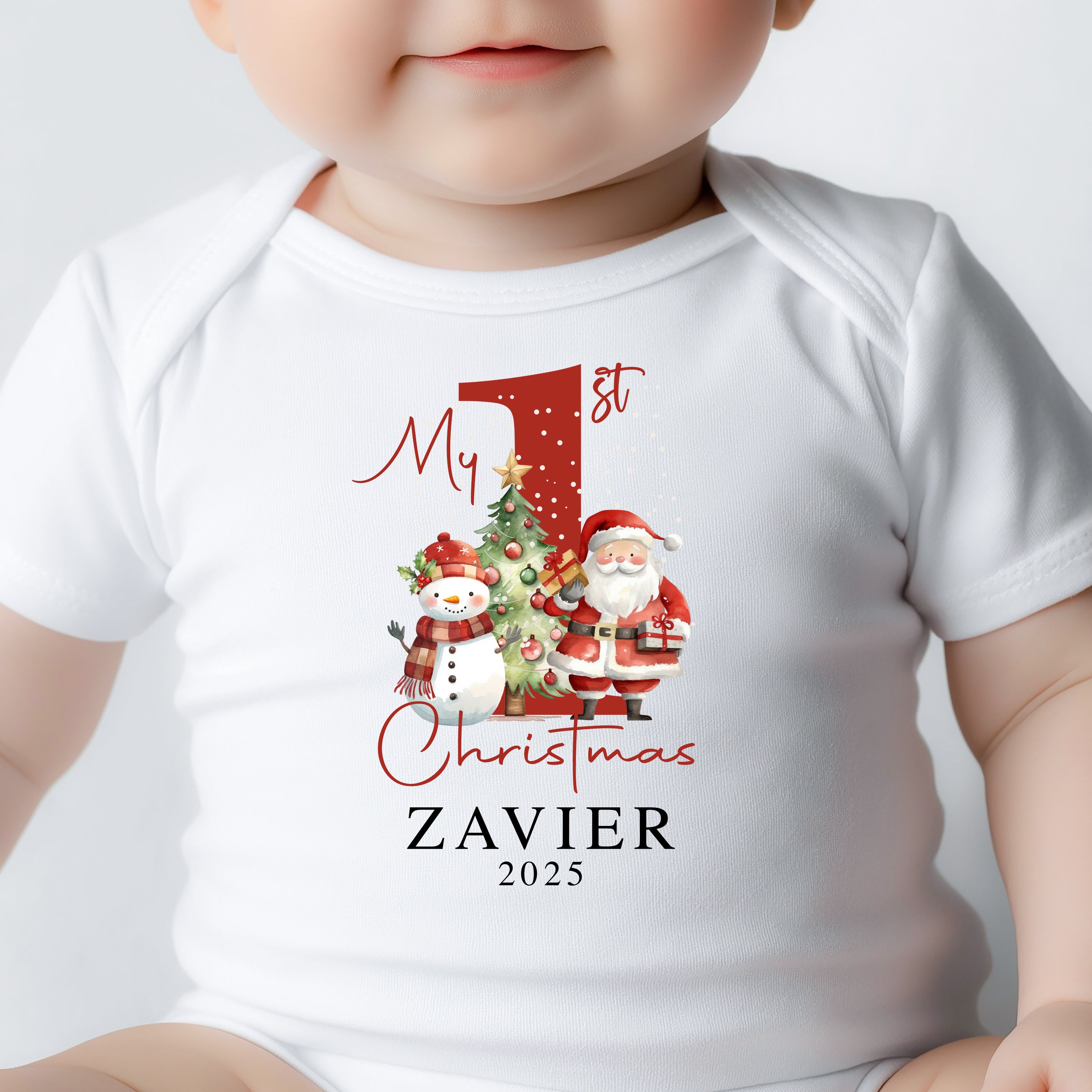 my first christmas onesie