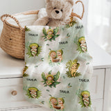 personalised baby blankets gumnut babies