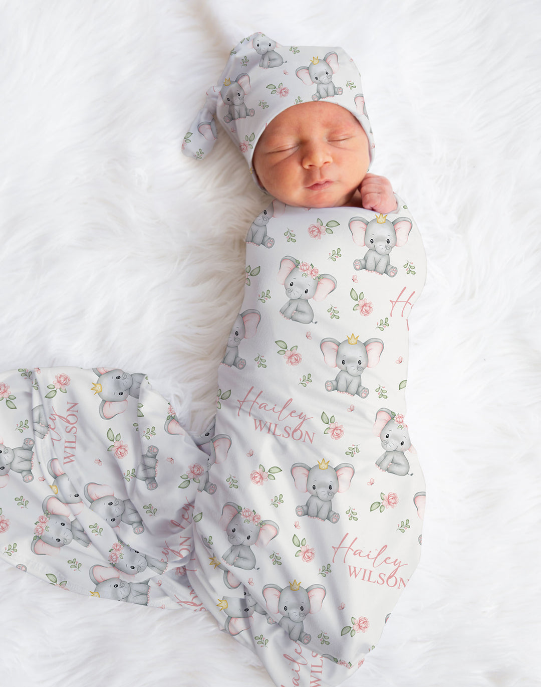 Custom Swaddle Wrap & Beanie