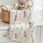 flopsy personalised baby blankets
