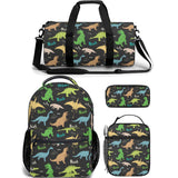 dinosaur backpack lunch bag duffle bag combo