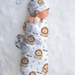 lion baby swaddle