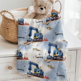 boys personalised baby blankets