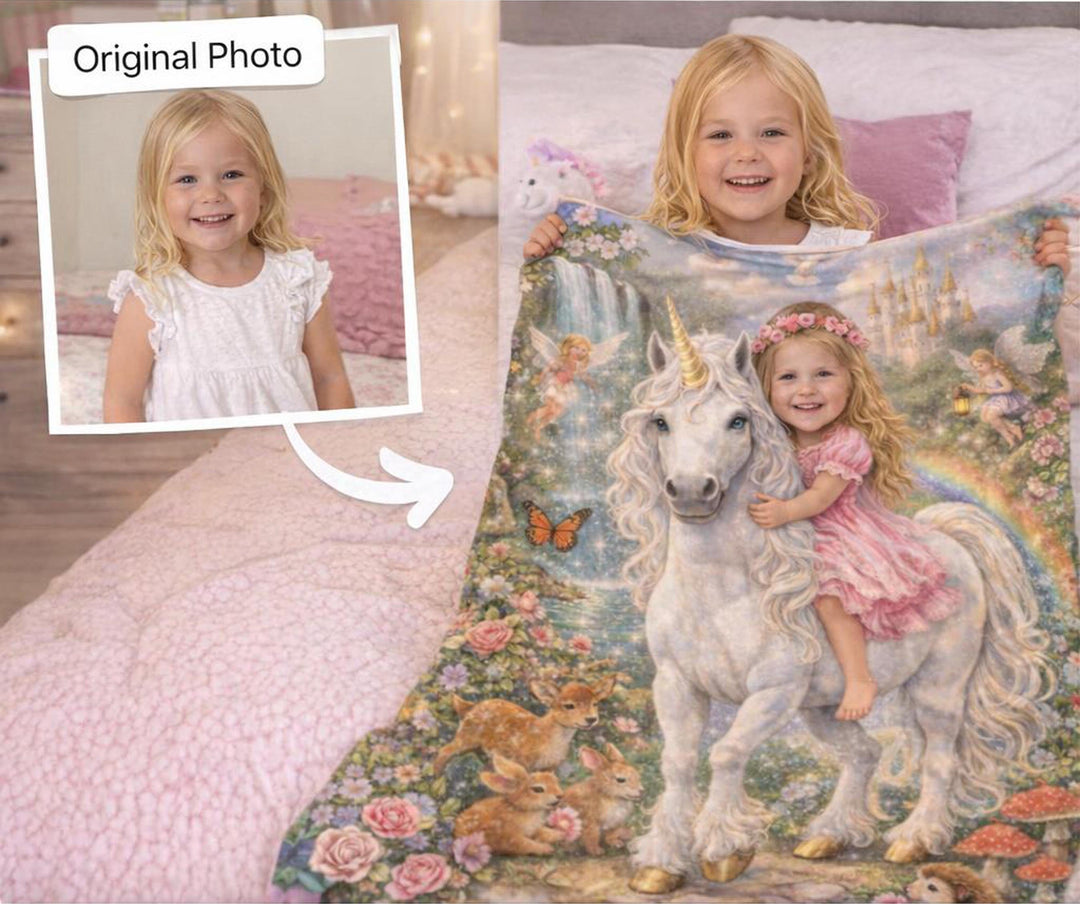 Personalised Photo Face Swap Blanket