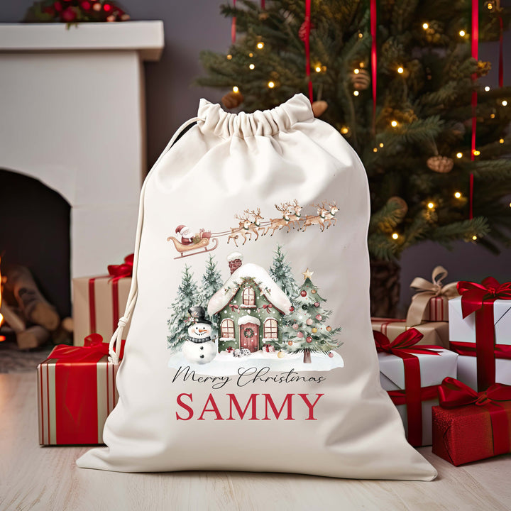 Santa Sacks - santas sleigh
