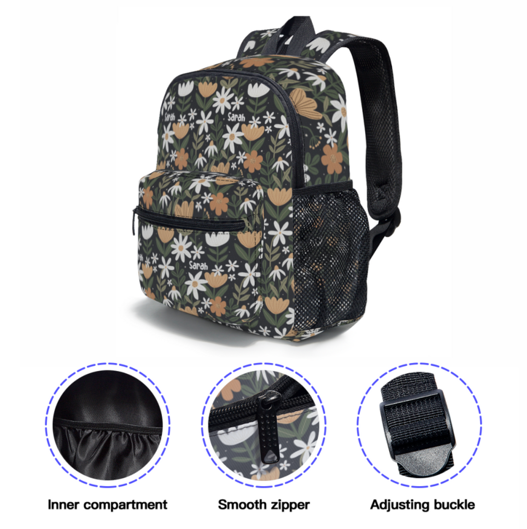 floral backpack