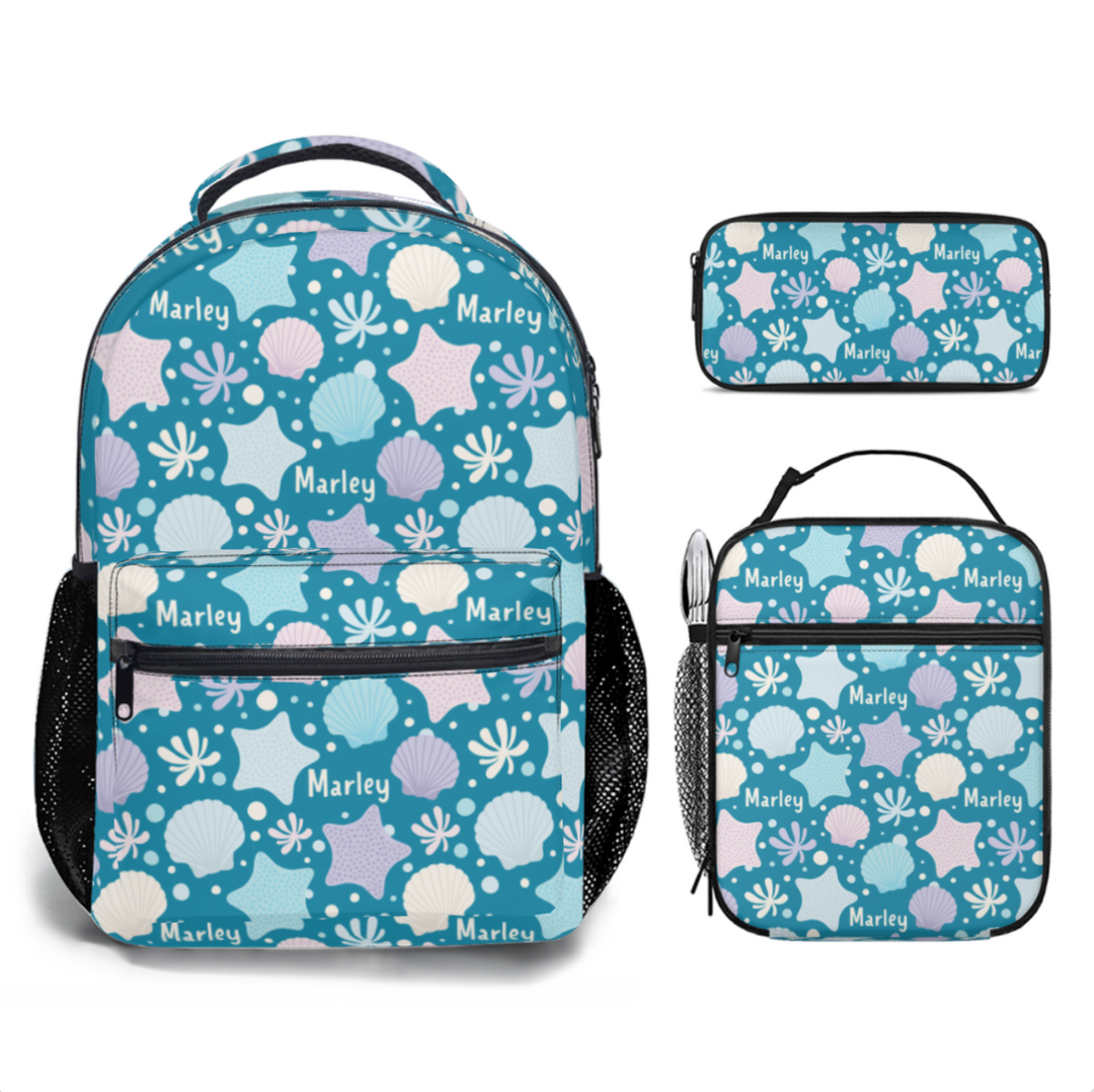 backpack lunch bag set