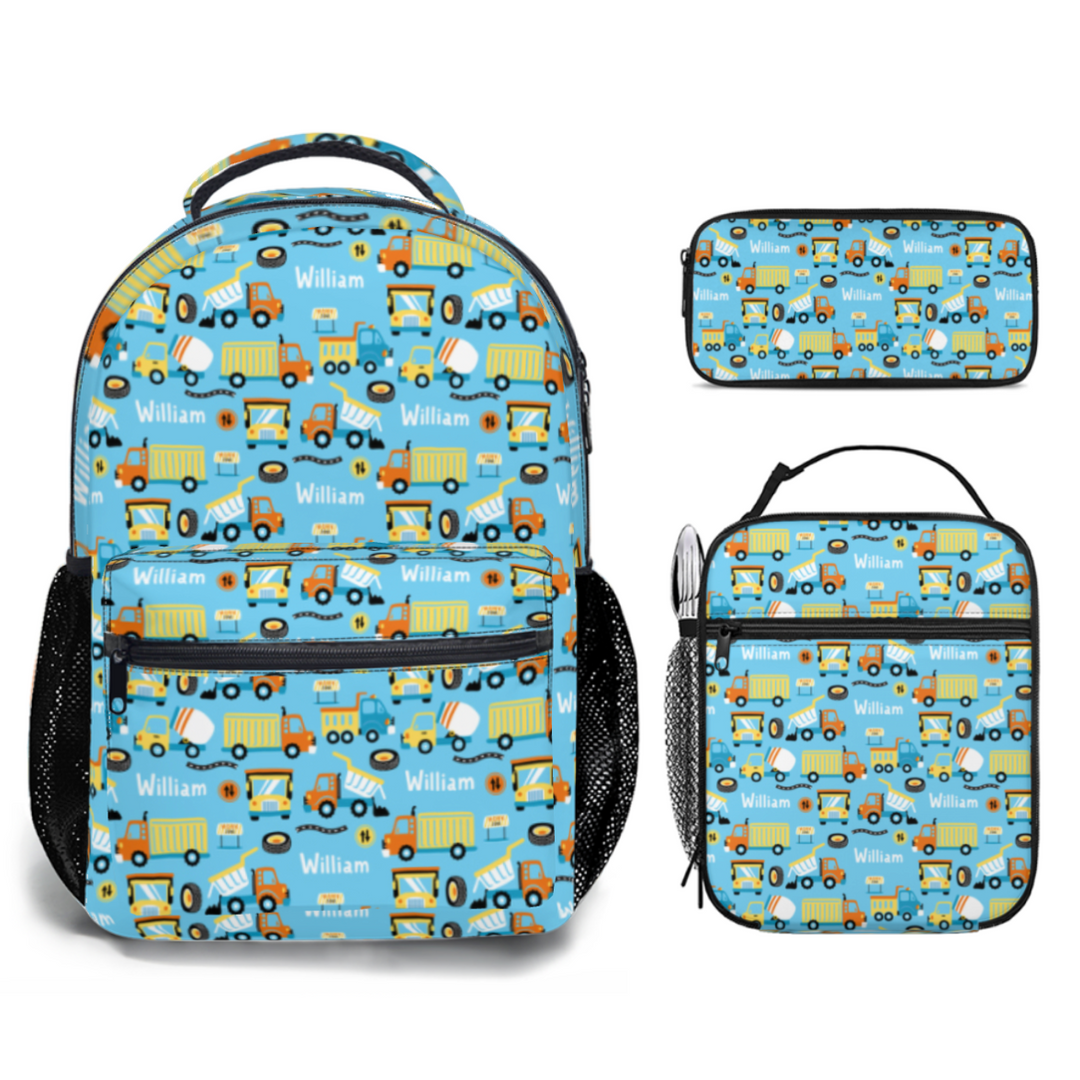 Personalised Backpack Lunch Bag Pencil Case Value Combo The Custom Co