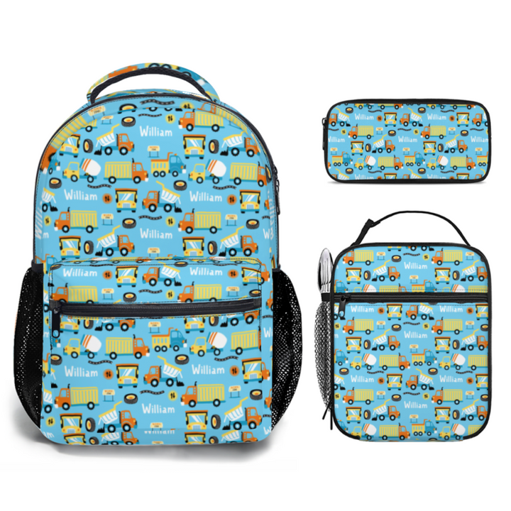 Personalised Backpack, Lunch Bag + Pencil Case Value Combo