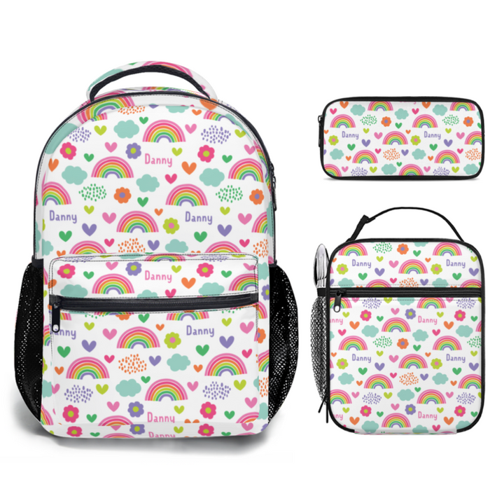 Personalised Backpack, Lunch Bag + Pencil Case Value Combo