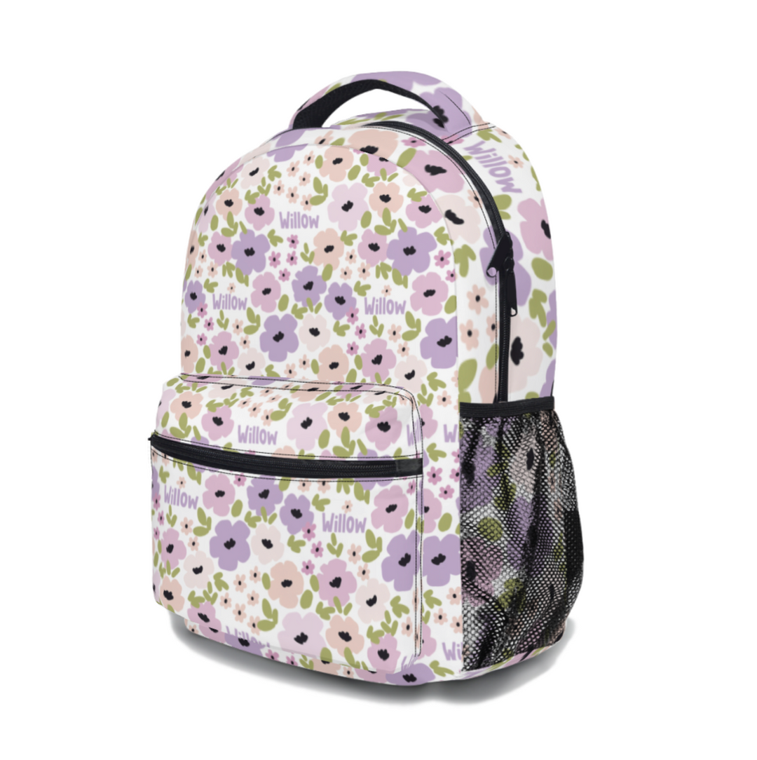 girls floral backpack