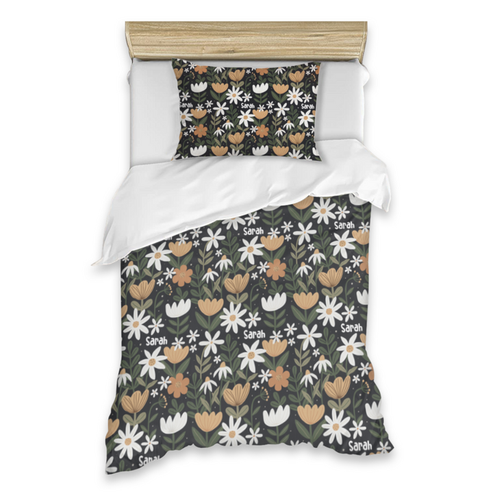 kids quilt covers floral