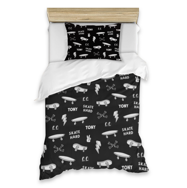 skateboarding quilt cover