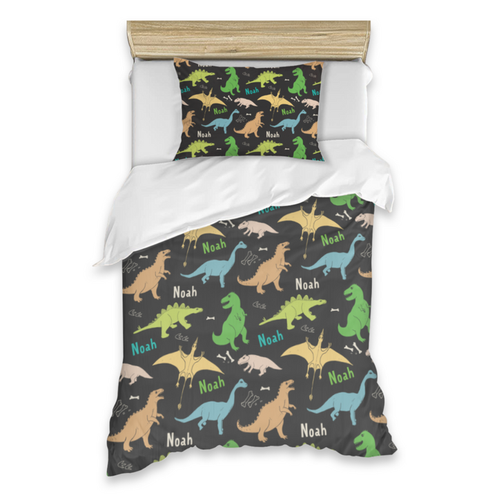 kids quilt covers dinosaur 