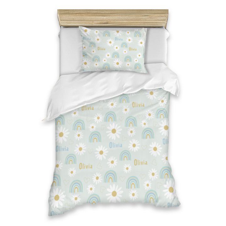 kids quilt covers floral