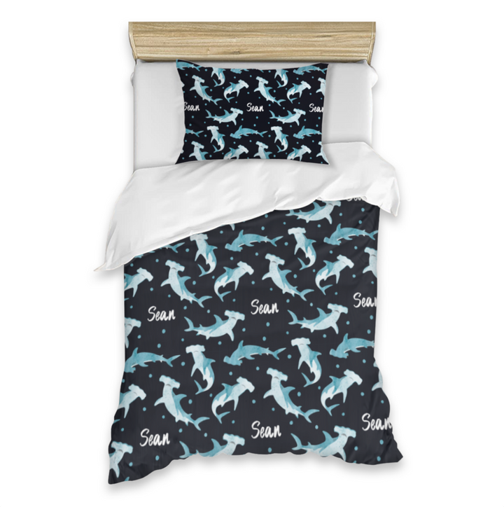 Personalised Kids Quilt Cover & Pillowcase Set