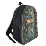 Custom Name Double Pocket School Bag