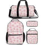 girls backpack lunch bag duffle bag combo
