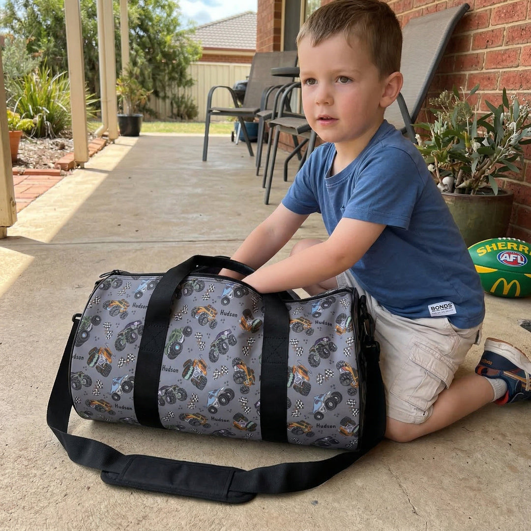 Personalised Duffle Bag, Backpack, Lunch Bag + Pencil Case Value Combo