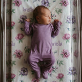 Soft personalised baby blanket with custom design and plain white reverse side for ultimate comfort and warmth