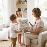 Rainbow Love Cushion with Insert — Personalised Mother's Day Gift