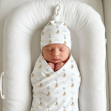 Pooh Bear - Personalised Swaddle Set