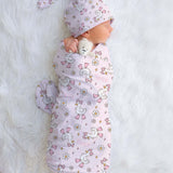Personalised Swaddle & Beanie Set