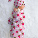 floral baby swaddle