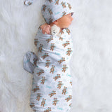 teddy bear baby swaddle