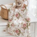 floral personalised baby blankets