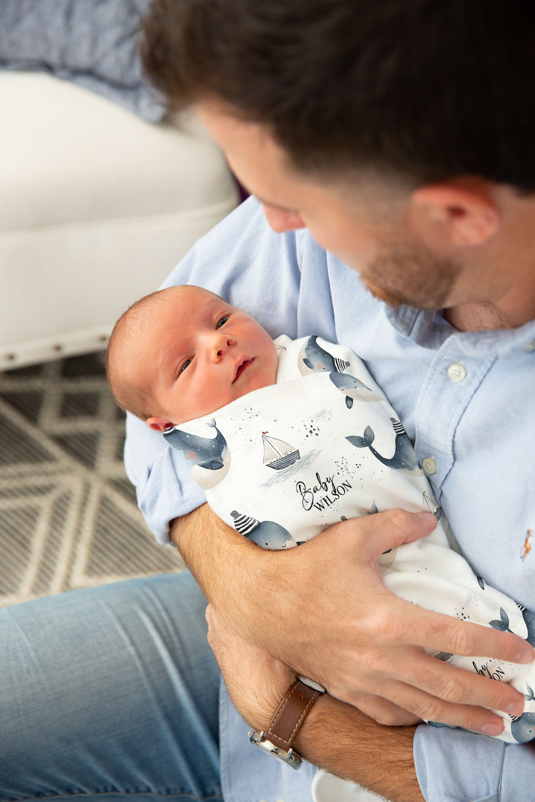 Custom Swaddle Wrap & Beanie