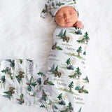 wolf baby swaddle