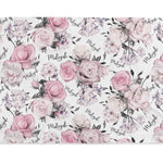 pink rose towel